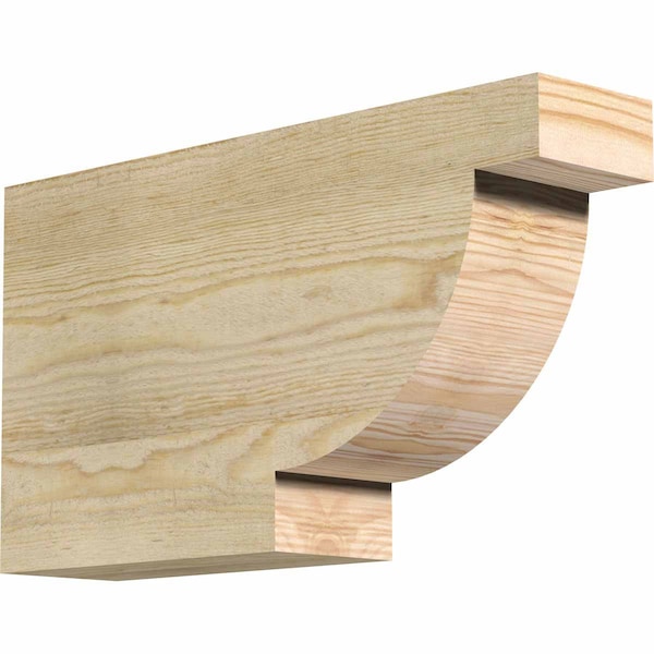 Ekena Millwork Alpine Rough Sawn Rafter Tail, Douglas Fir, 4"W x 10"H x 18"L RFT04X10X18ALP00RDF - main